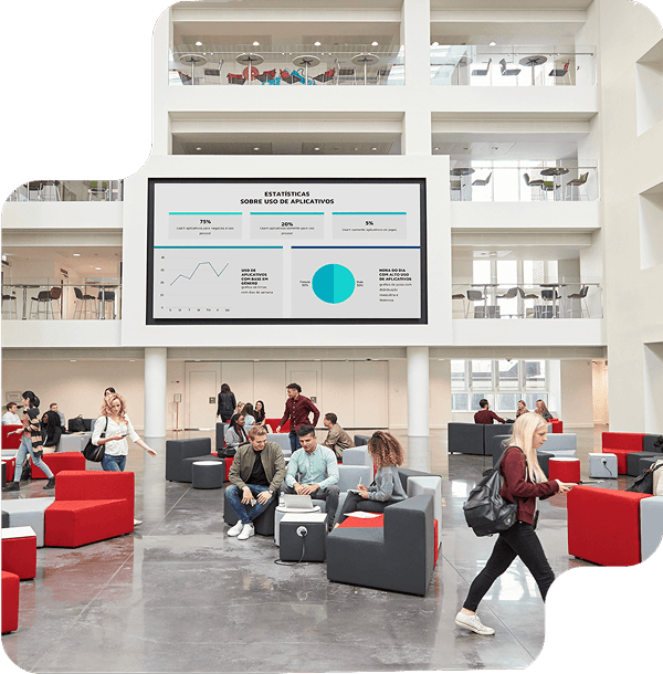Educação - Digital Signage em escola